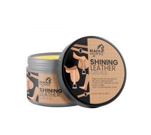 Shining Leather Grease Black Horse - 300ml nabłyszczacz do skór 