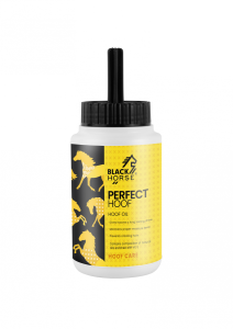 Perfect Hoof Black Horse 550ml - olej do kopyt z pędzlem 