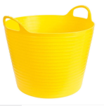 Elastyczne wiadro 28l KERBL - żółty
