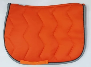 Czaprak Pomarańczka z szarą lamówką Equi Theme