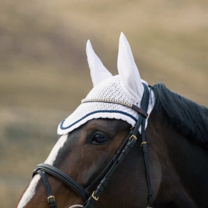 Nauszniki River HORZE - Biały/Granat