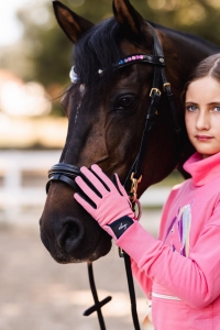 Rękawiczki Finola HORZE - Pink Lemonade