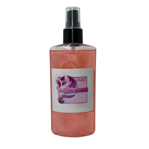 Glitter Horse Unicorn Spray OVER HORSE 150ml - nawilżająca mgiełka z brokatem do włosów i sierści