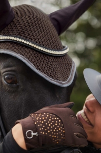 Nauszniki Adepto HORZE - Dark Brown