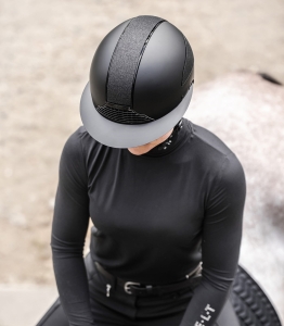 Kask H24 Lady shine SWING - black shine, mat