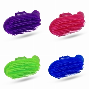 Mini zgrzebło plastikowe York - junior / kids